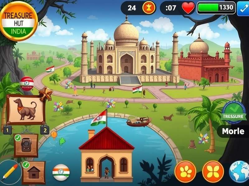 Cultural elements in Treasure Hunt India game